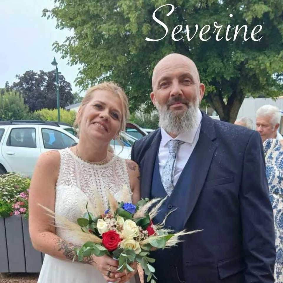 Séverine notre couturière et mariée rayonnante