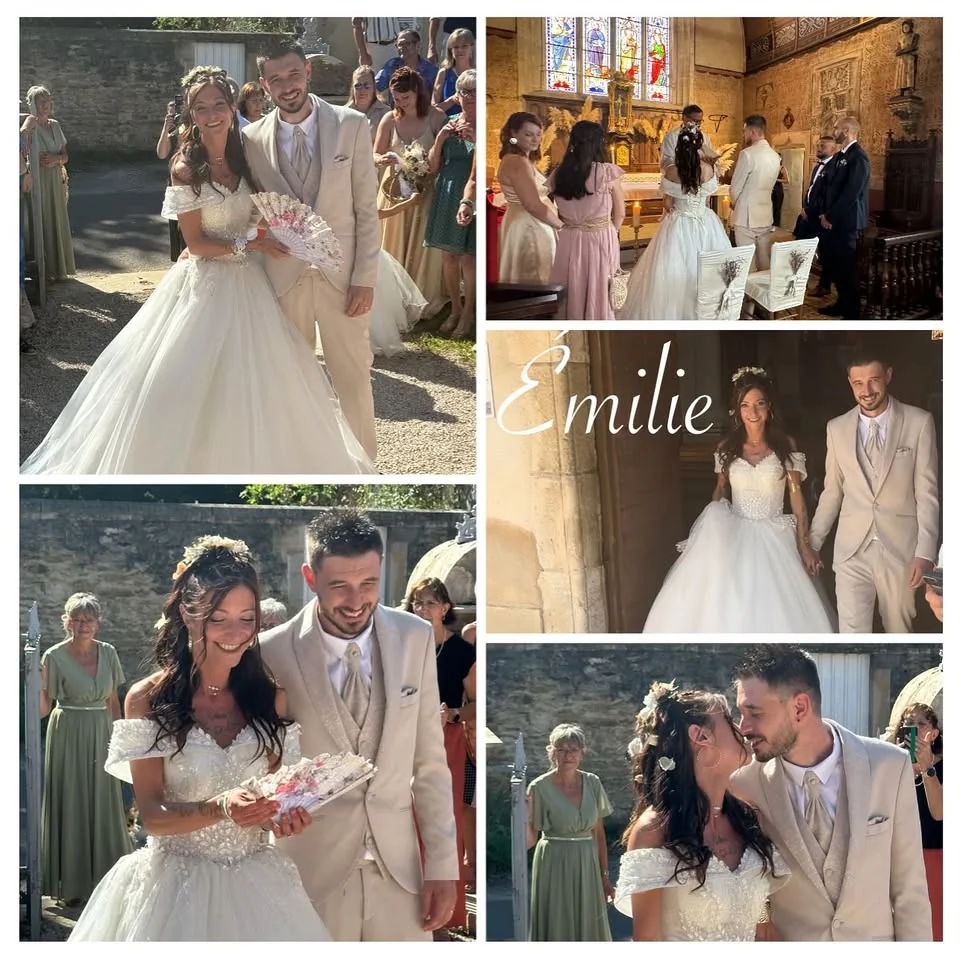 Mariée Émilie - Robe princesse volume